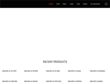 Tablet Screenshot of maguro-fishingproducts.com